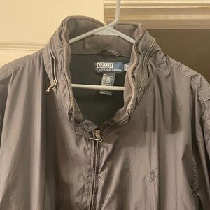 Polo by Ralph Lauren Men's Charcoal Windbreaker